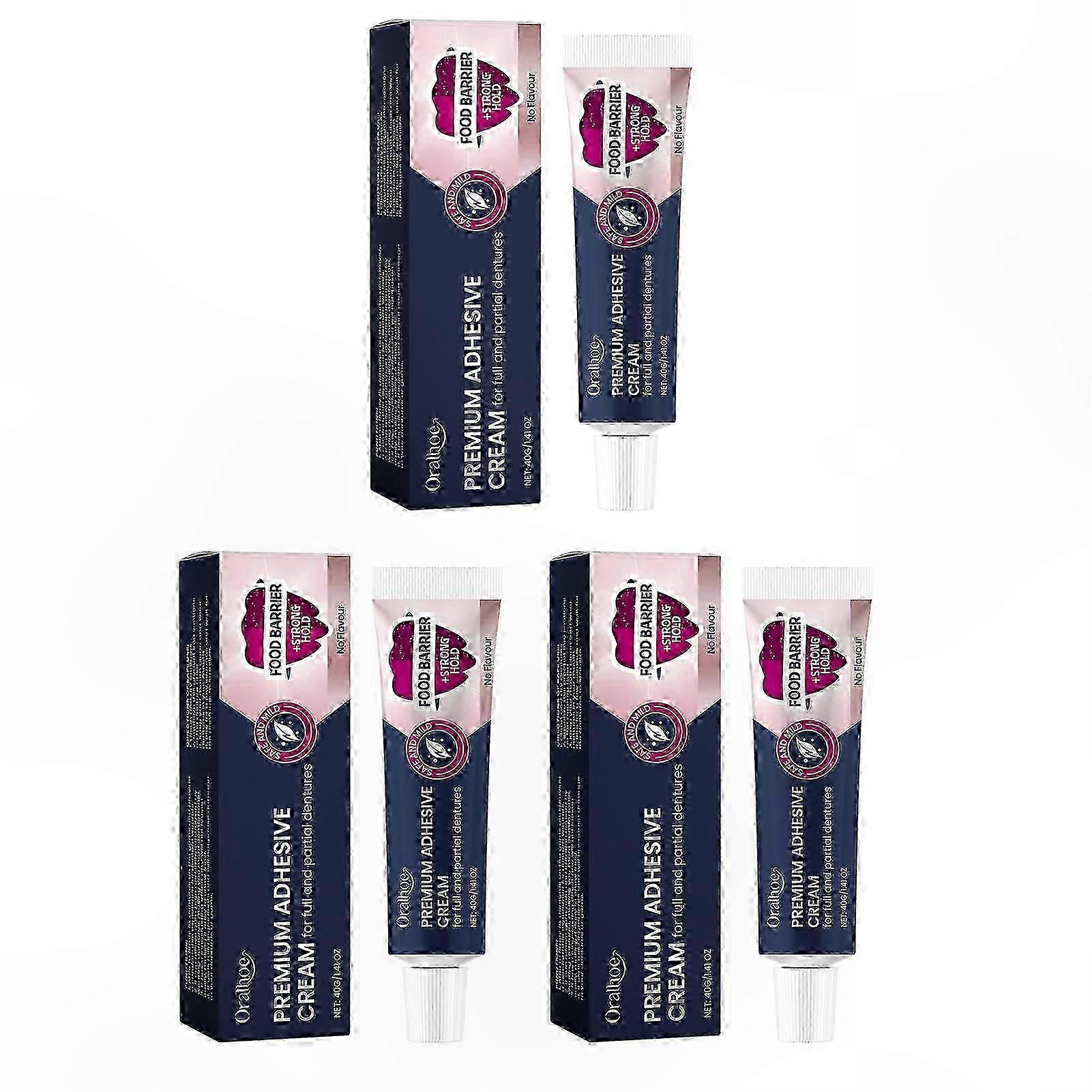 Extra Strong Waterproof Denture Adhesive for Upper Lower and Partial Plates