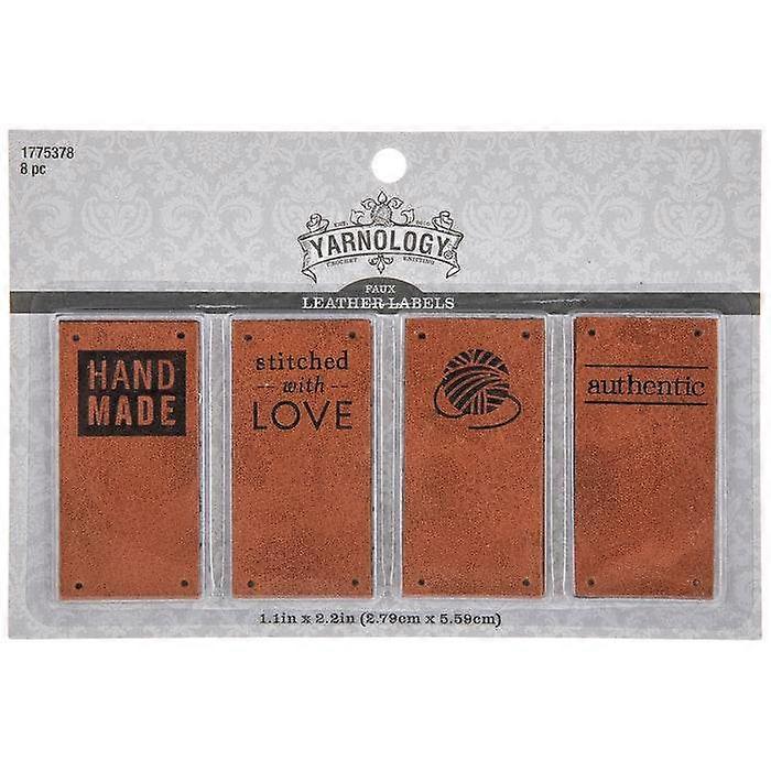Yarnology Faux Leather Labels