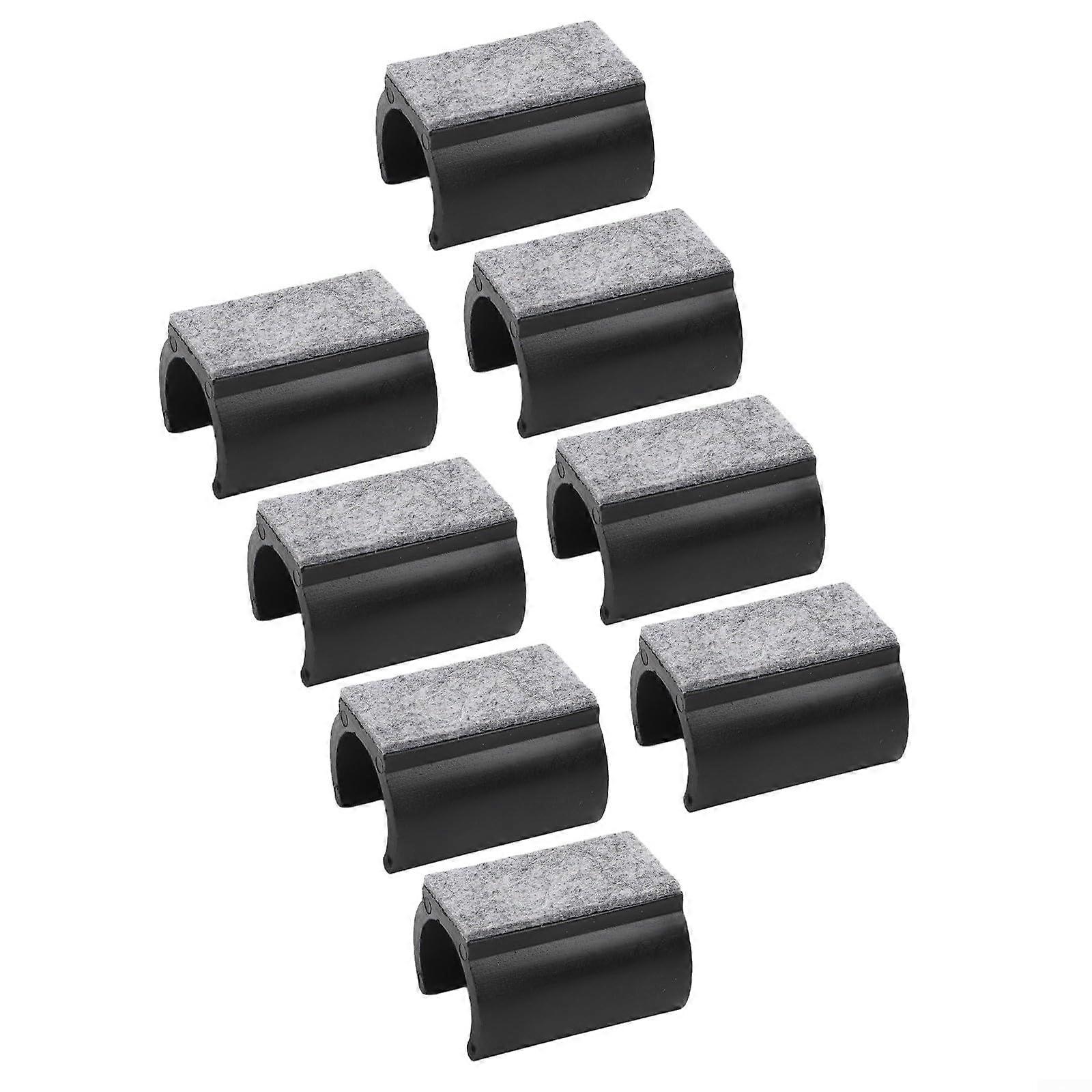 UShaped Furniture Gliders 25mm with Felt Pads for Floor Protection and Noise Reduction, Set of 8