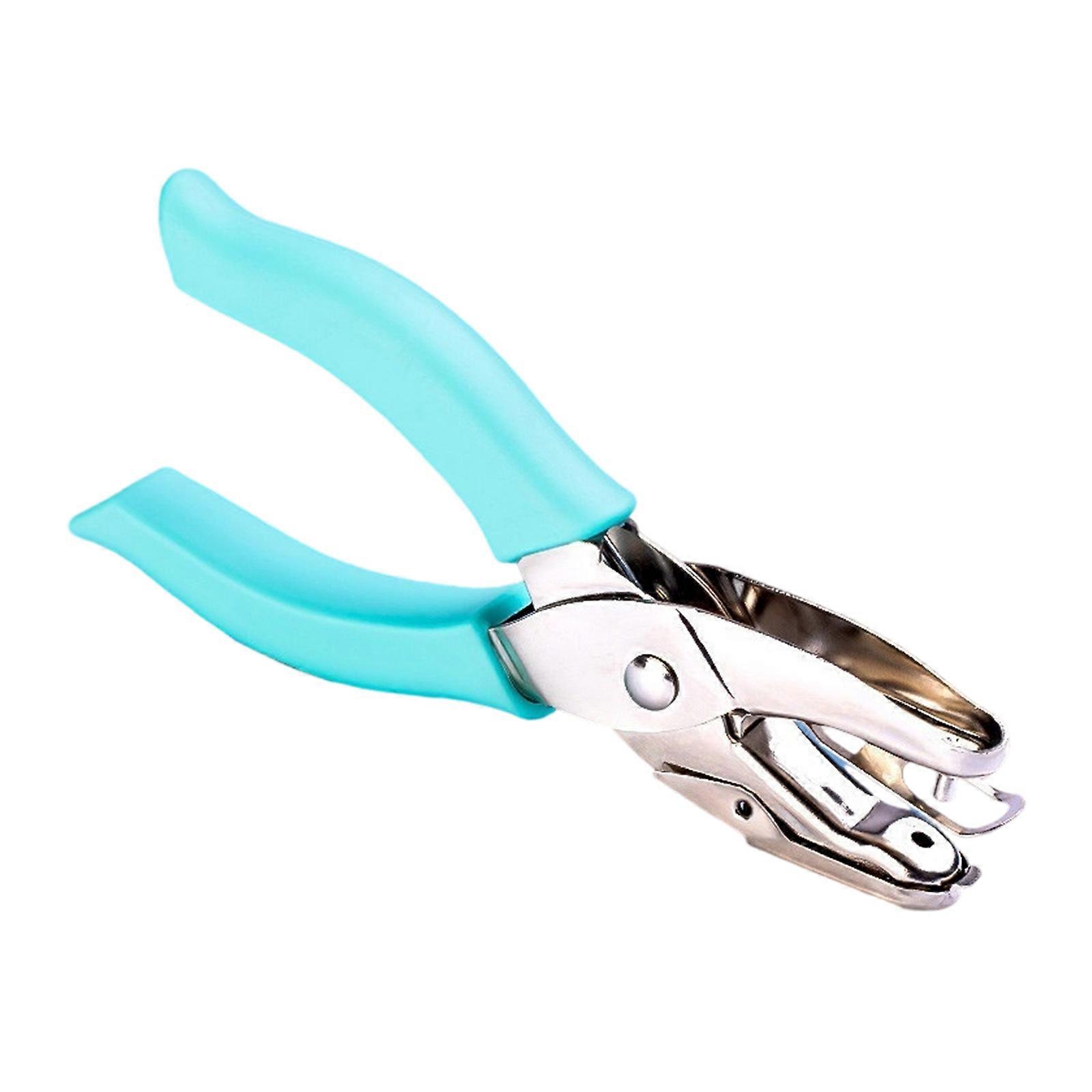 Metal Punch High Precise Metal Hole Puncher With Waste Storage Chamber Comfort Handle For School Office  Mid round hole 3mm