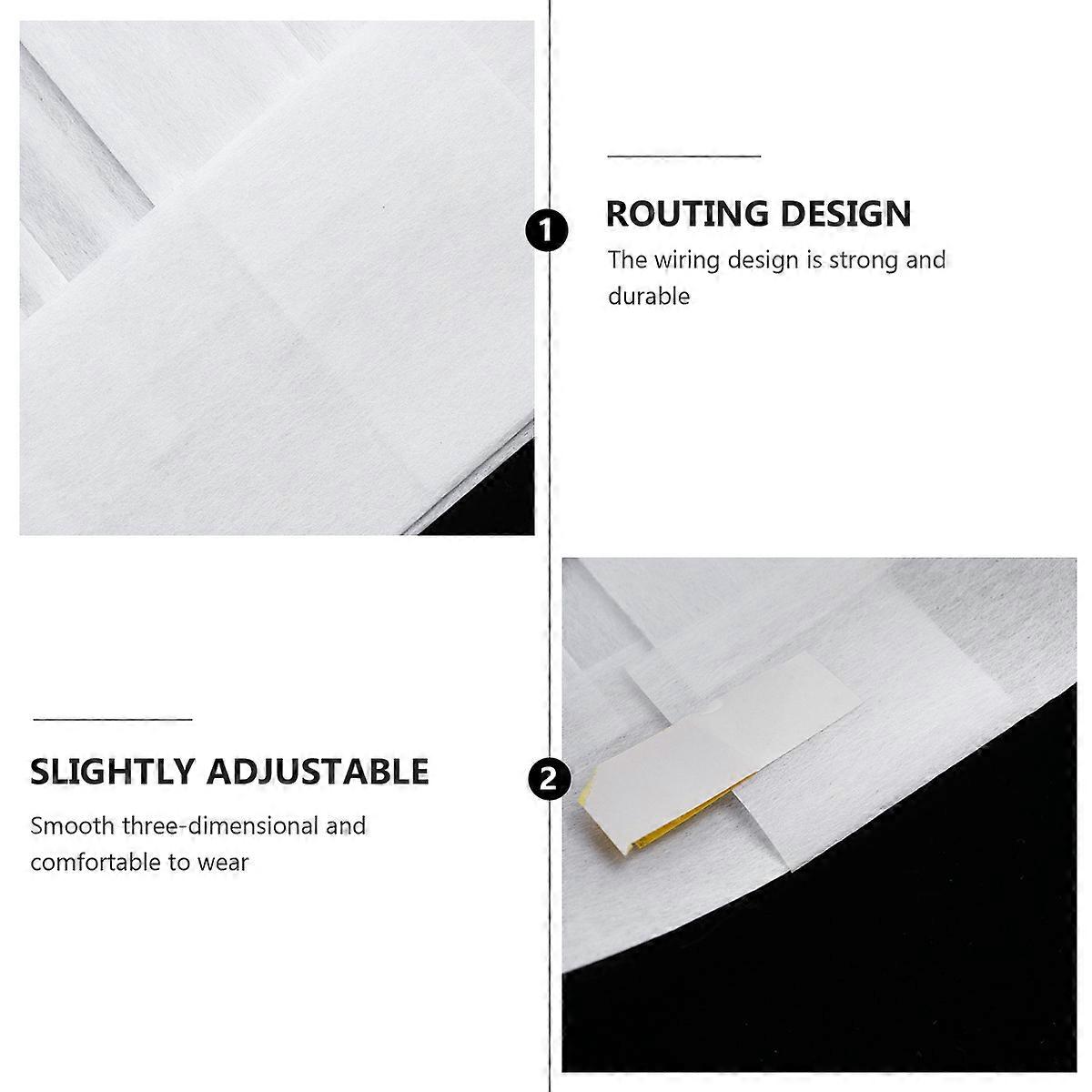 5Pcs Disposable Chef Hat Restaurant Kitchen Cooking Working Hat Food Server Hat