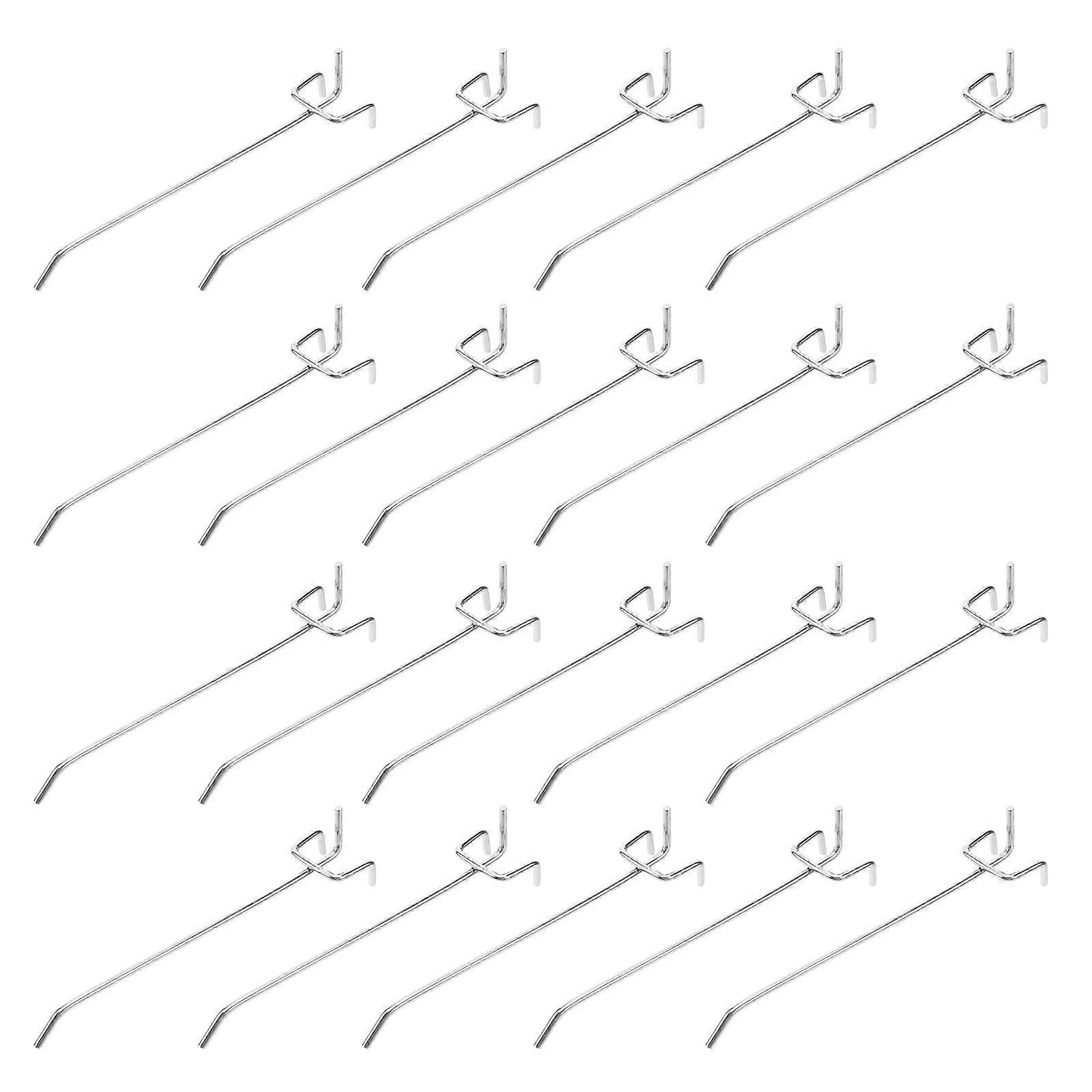 50Pcs Shelf Hook Supermarket Shelves Three Foot Hook Hole Board Hook Three Fork Triangular Hole Board Hook