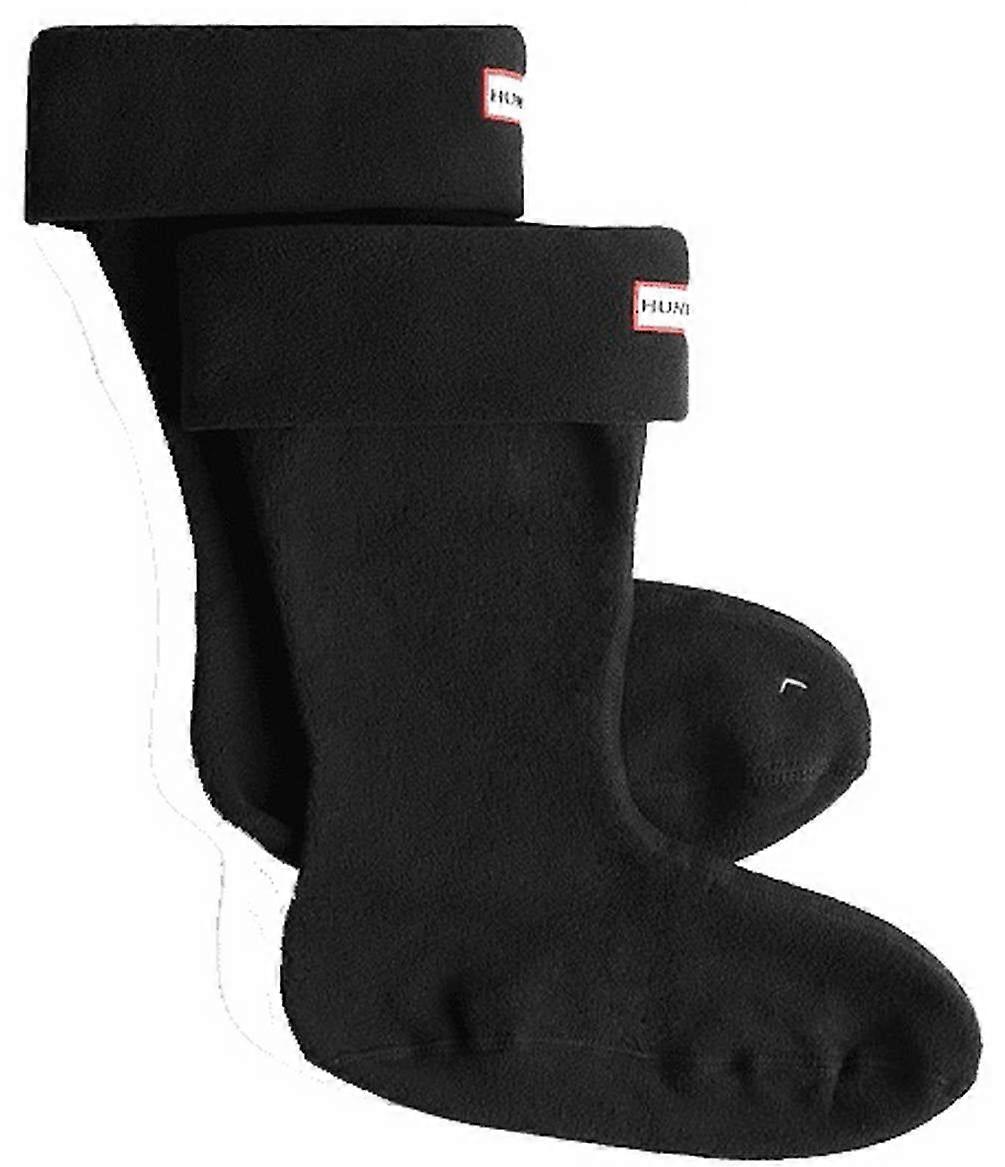 Hunter Downpour Fleece Short Boot Socks - Black