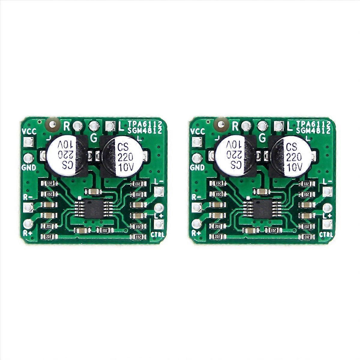 2X Headphone Amplifier Board 150 MW Audio Differential Balanced TPA6112 & SGM4812 HIFI Amp Module Sp