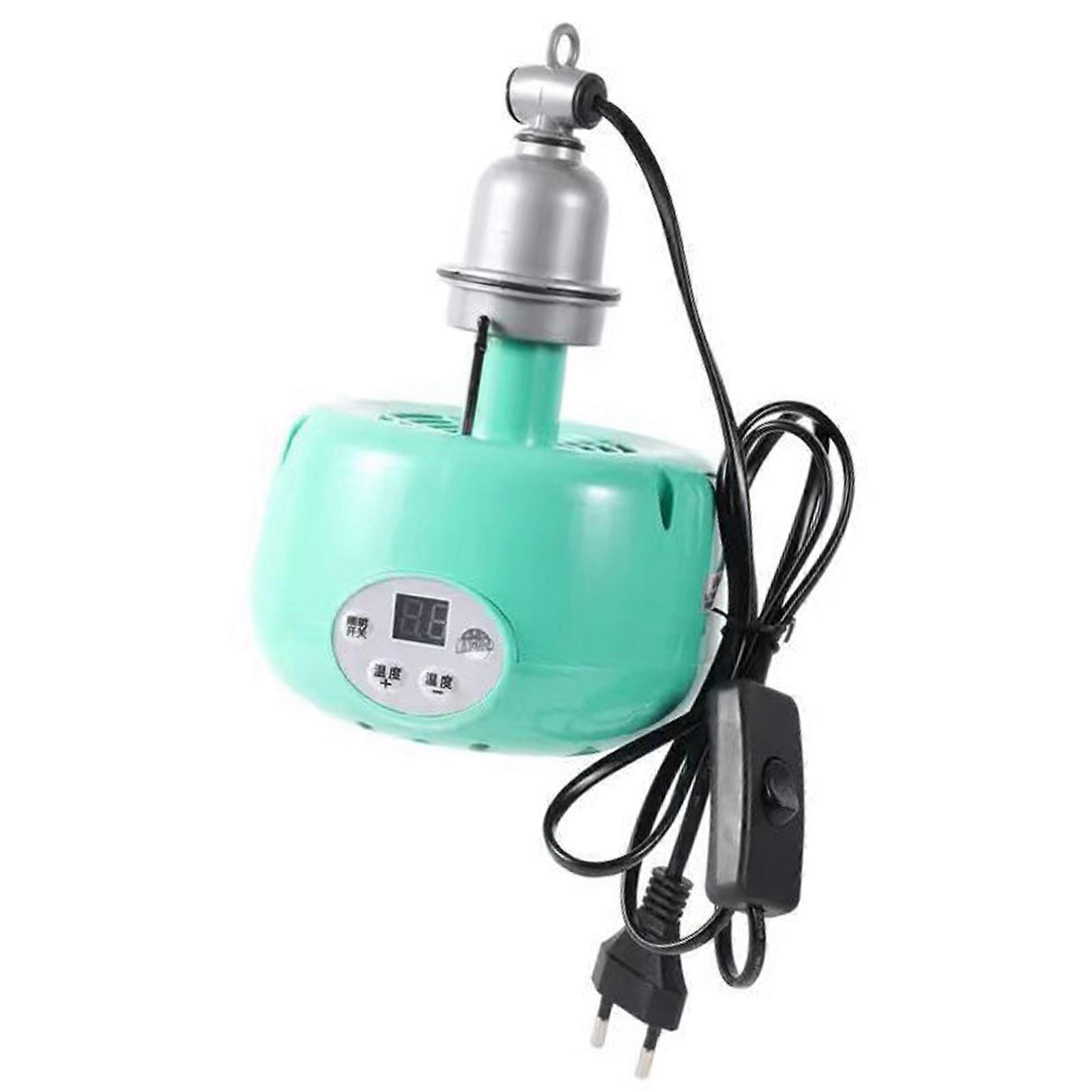 Reptiles Box Heating Lamp with LED Warm Light and Automatic Temperature Easy Control for Poultry Chicken Heating Supply Multicolor
