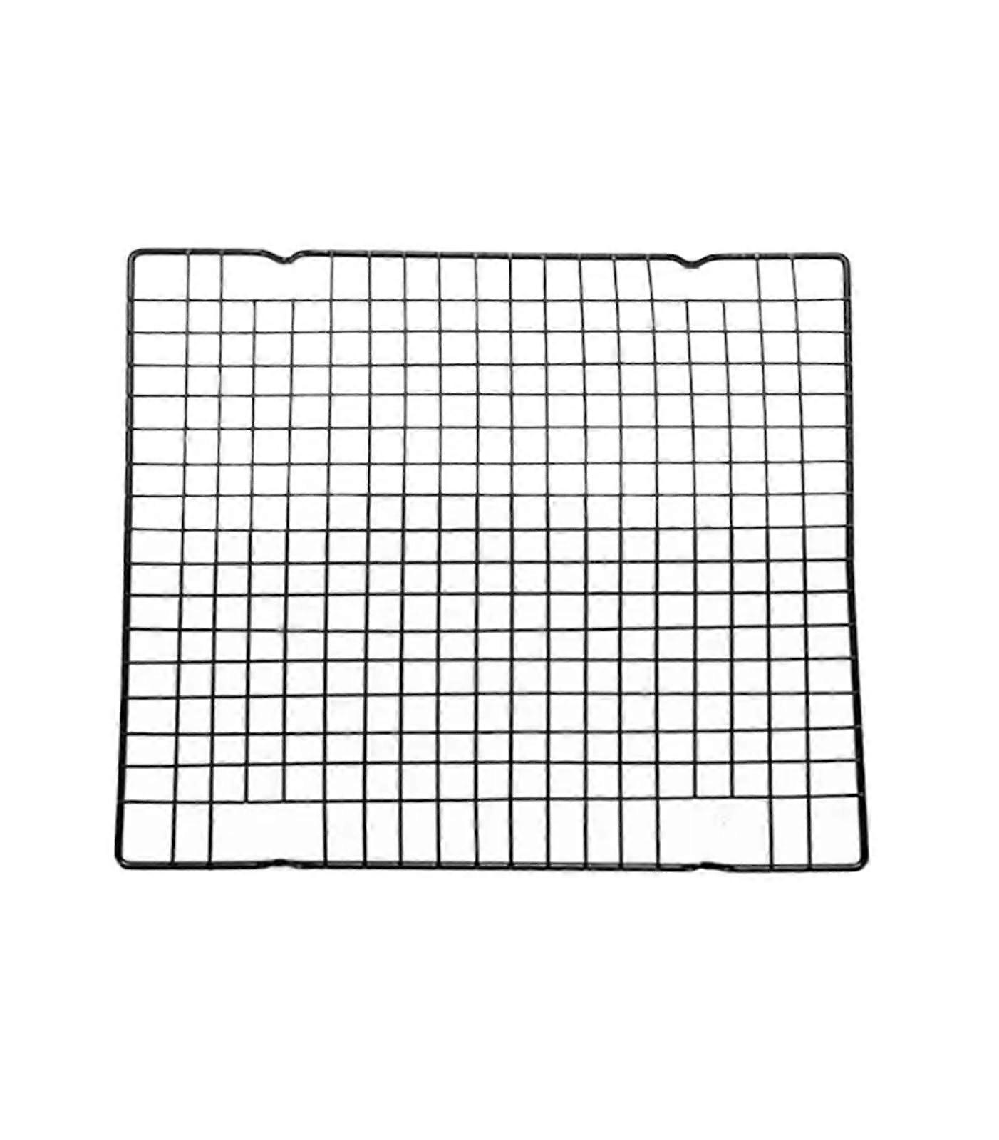 Baking Tray Metal Non Stick Biscuit and Cookie Sheet for Oven Roasting 27.5x25.5cm Black