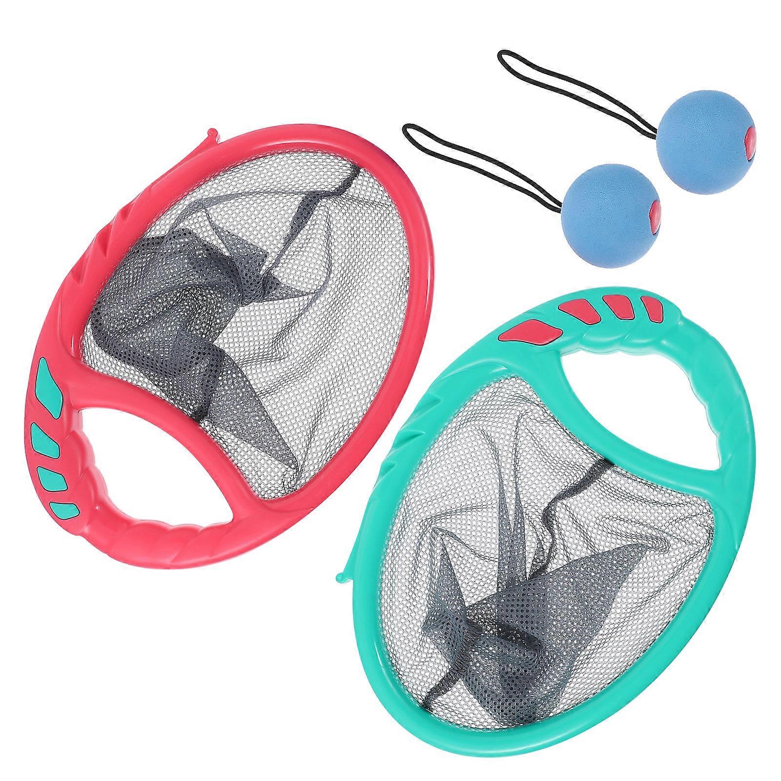 Paddle Catch Toss Game Toy for Kids 3Sets Assorted Color Outdoor Game