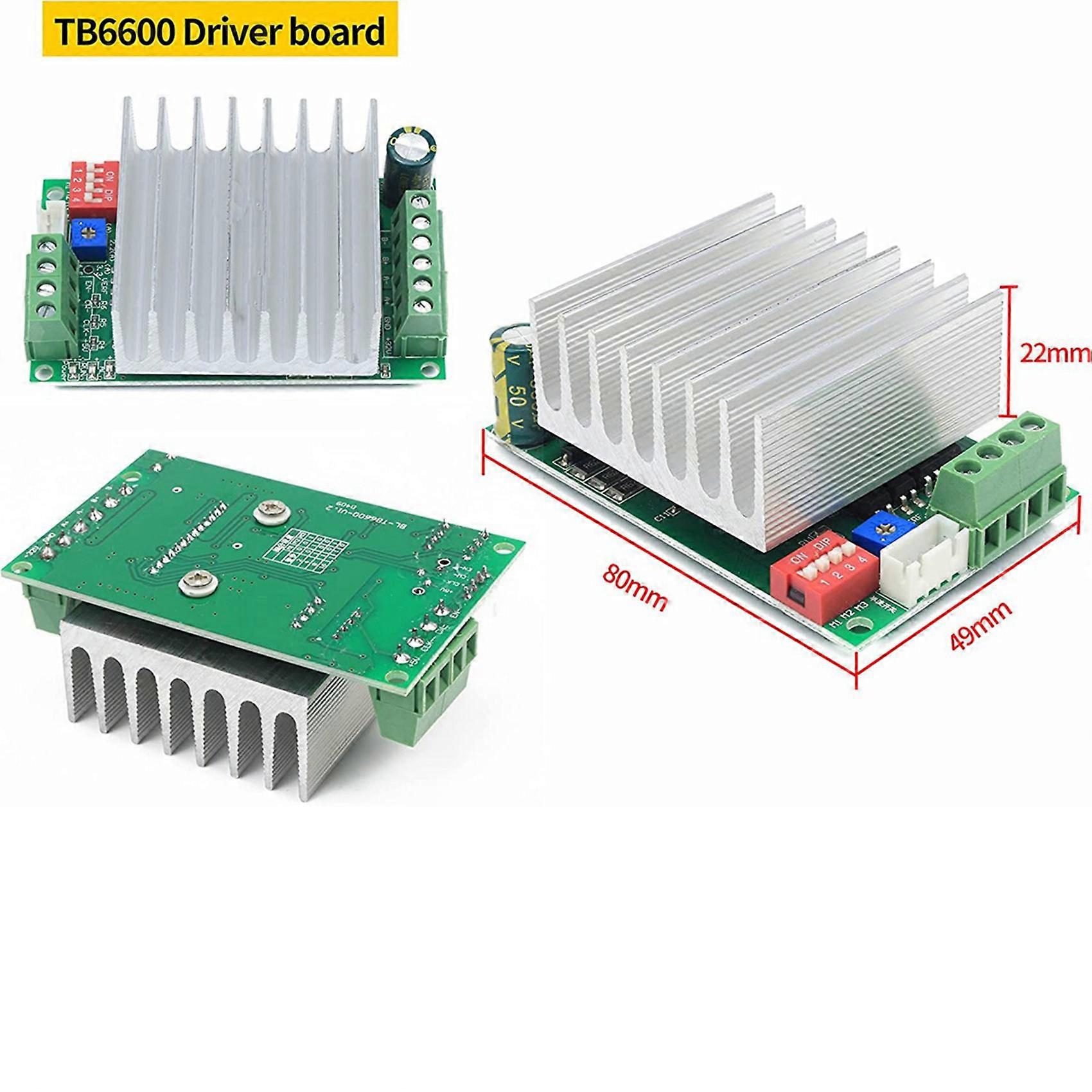 2X TB6600 4.5A Stepper Motor Driver Board Controller Replace TB6560 Engraving Machine Single Axis Controller DC 10-45V