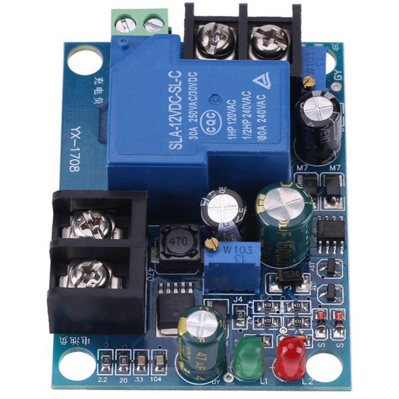 2X 30A 24V Automatic Battery Charging Controller Protection Module YX1708 Battery Undervoltage Charge Control Module