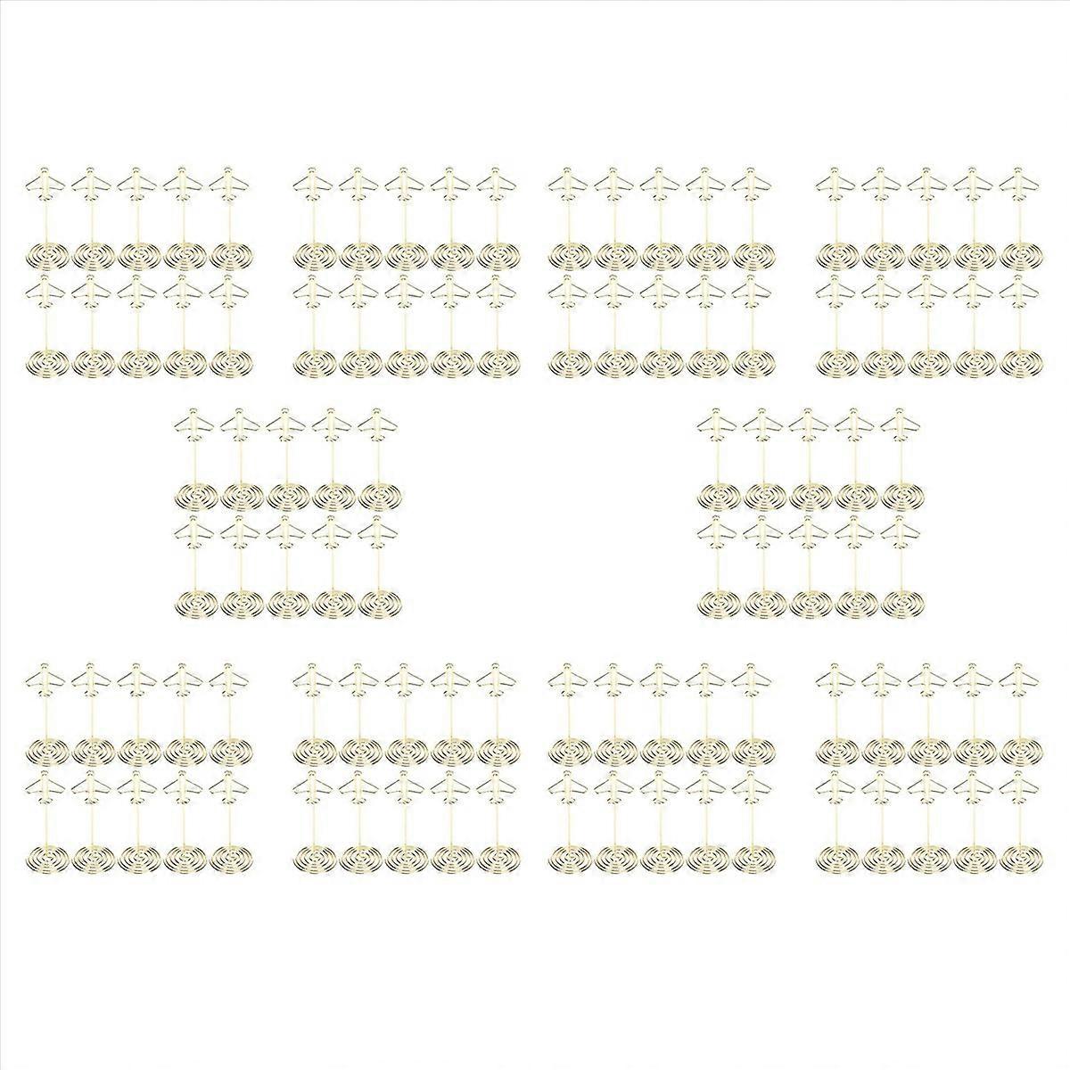 10Pcs Memo Clip Holder, Table Number Name Card Holder with Base