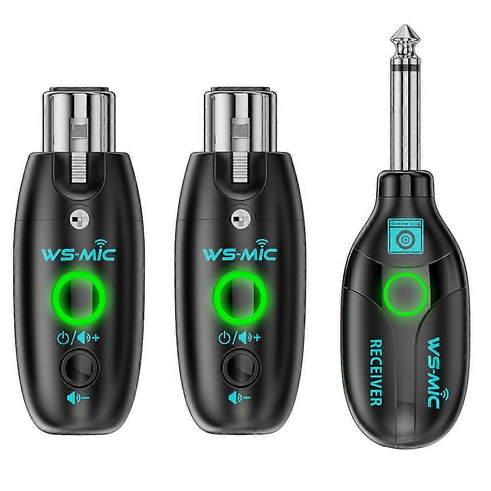 2.4GHZ Wireless Microphone Transceiver One-to-Two HD