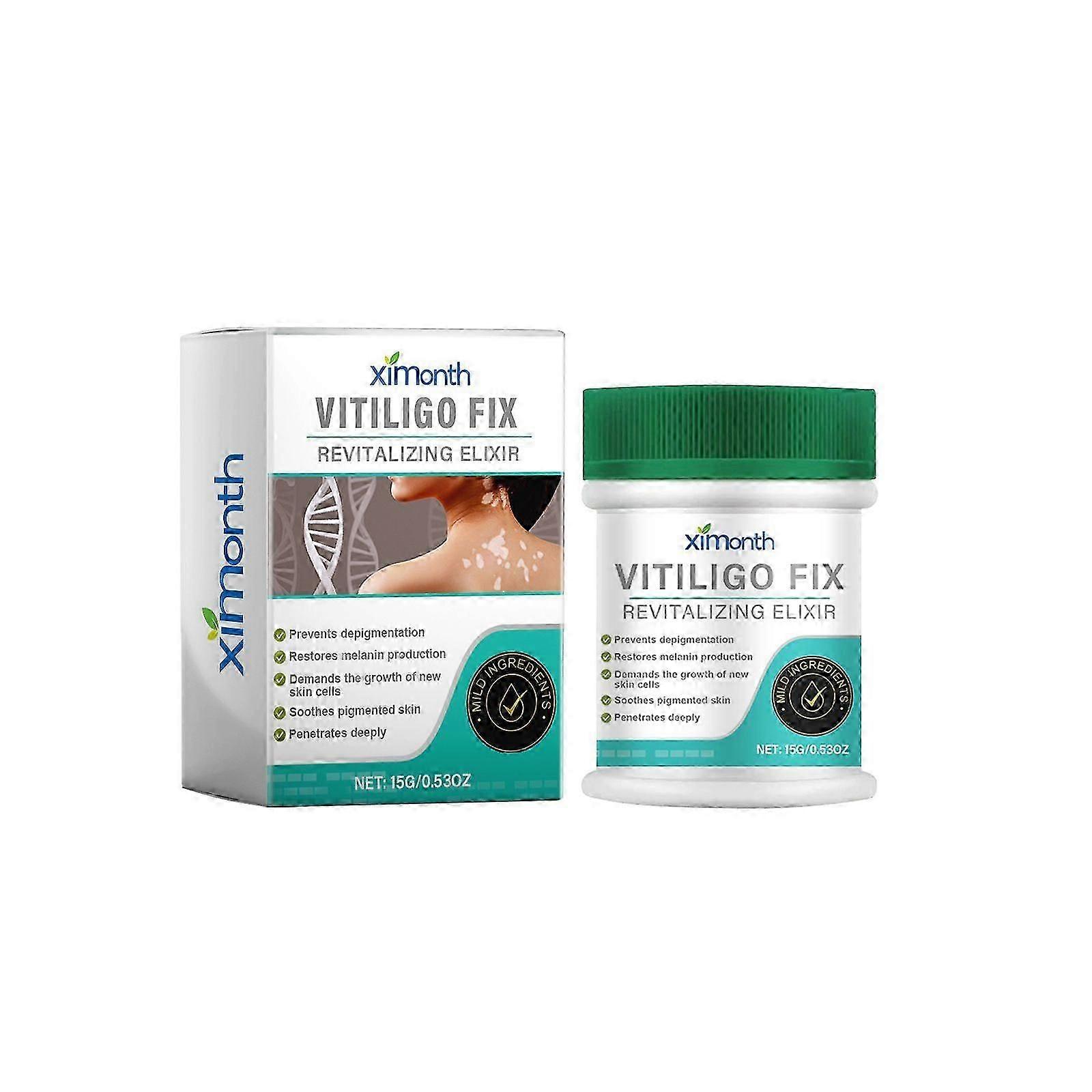 Vitiligo Fix Elixir - Revitalizing Cream for Even Skin Tone & Spot Lightening, 15g