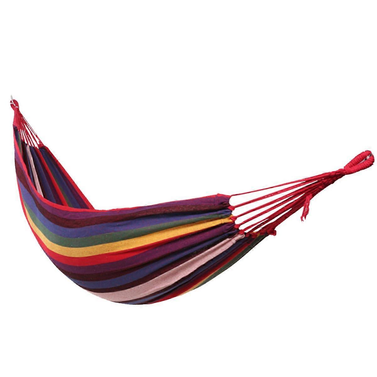 Camping Hammock with Strong Bearing Capacity, Colorful Thickened Canvas Hanging Chair for Travel