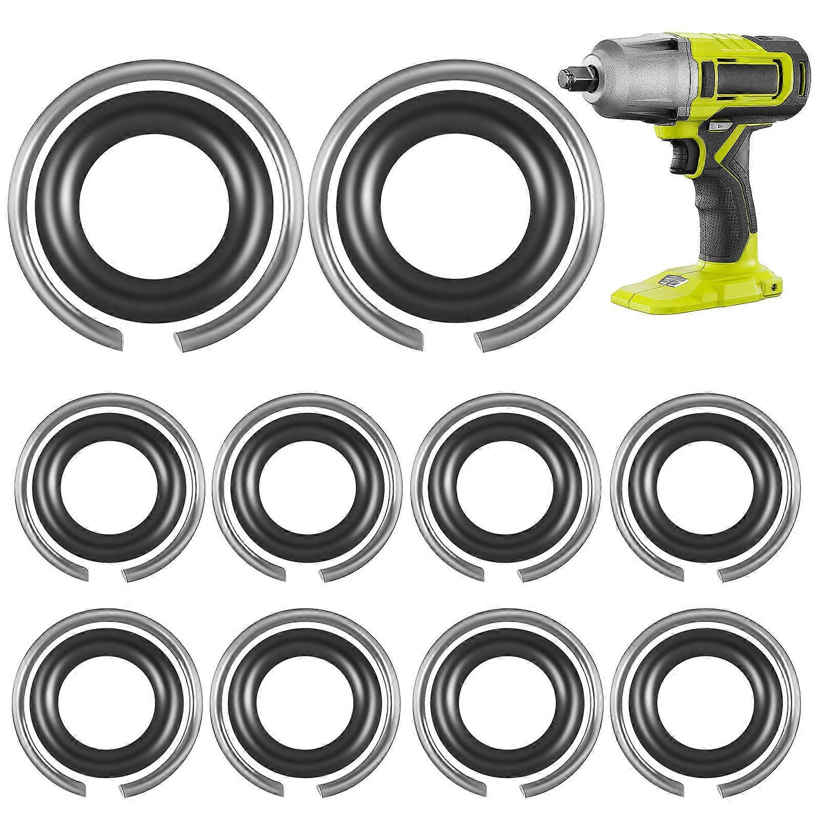 10 Sets Wrench Ring Replacement Ring Clip Impact Friction Ring Retaining Ring