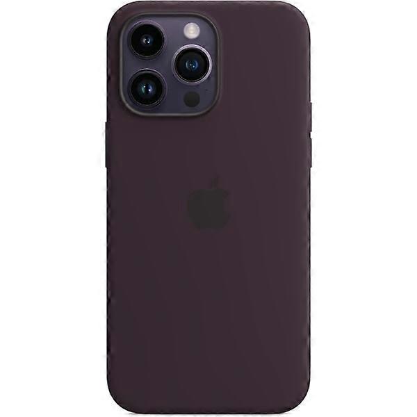 Compatible with Apple Silicone Case with MagSafe for compatible with iPhone 14 Pro Max Elderberry