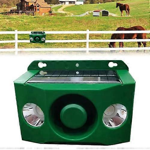 Solar Motion Sensor Lights with Loud Alarm Outdoor Security Lighting For Orchards, Farms, Barns, Yards 2 Spotlights