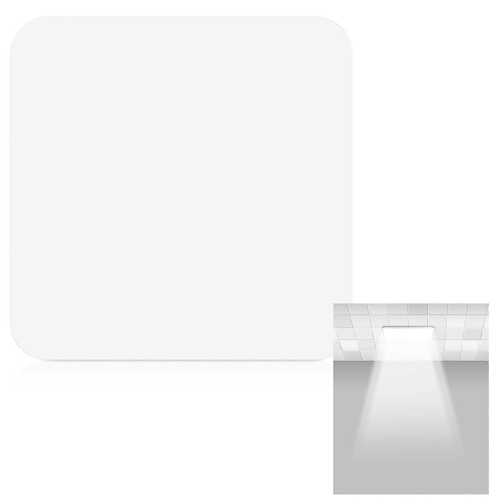 Worgeous 1 Set Lampshade Diffuser Light Fixtures Square Acrylic Sheet Ceiling Diffuser Light Cover For Chandelier