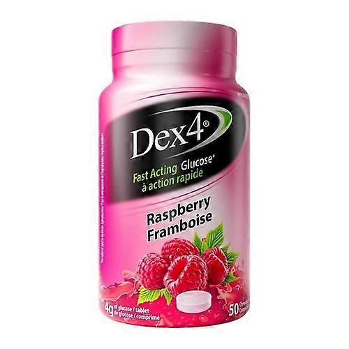 Dex4 Glucose Tablets Raspberry, 50 Tabs