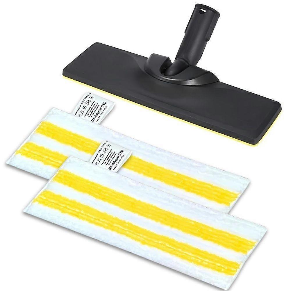Floor Nozzle Set Accessories for Karcher Steam Cleaners Easyfix SC2 SC3 SC4 SC5, Floor Nozzle, Microfiber Floor Cloths