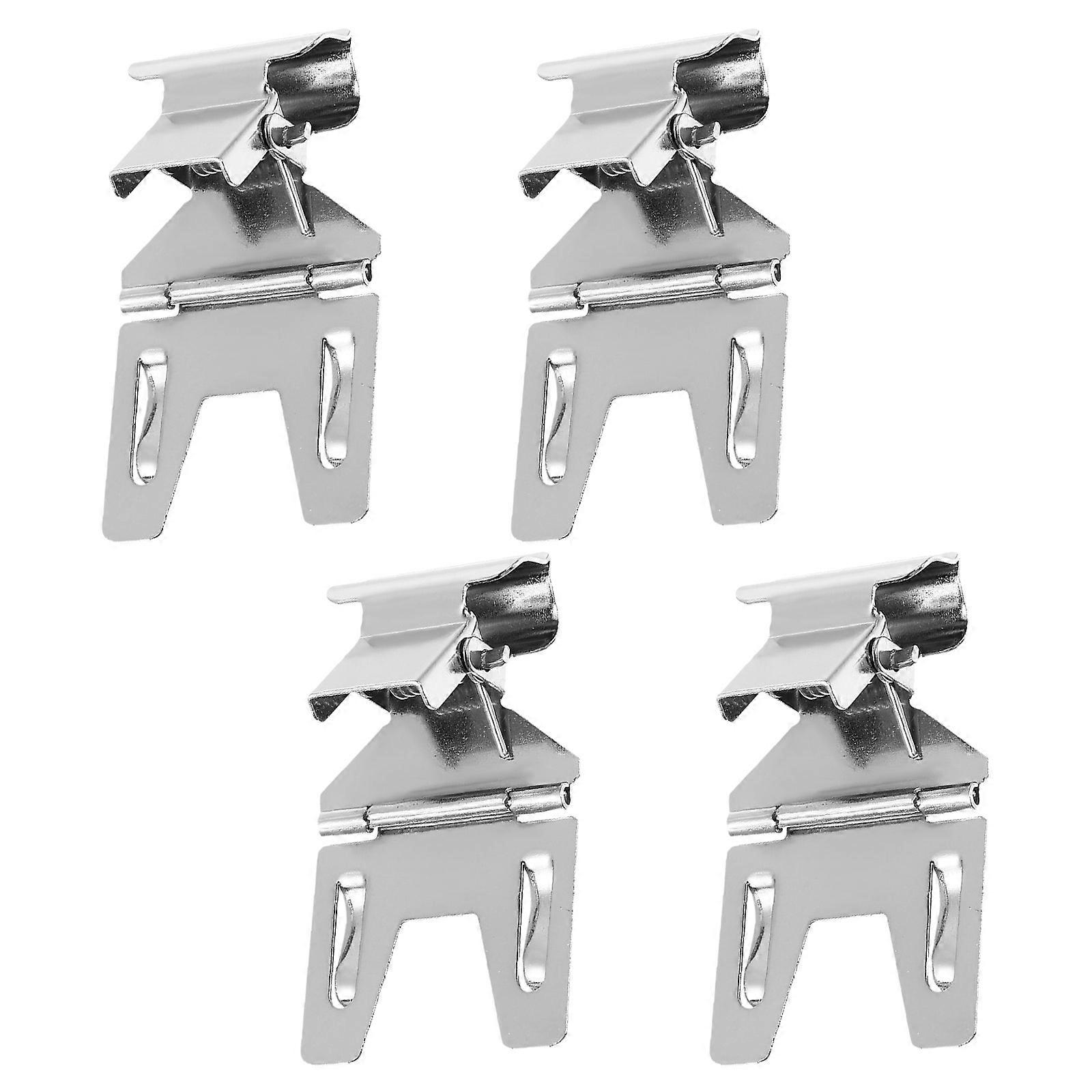 Label Holder Metal Clips for Display Use 8Pcs Silver Retail Store