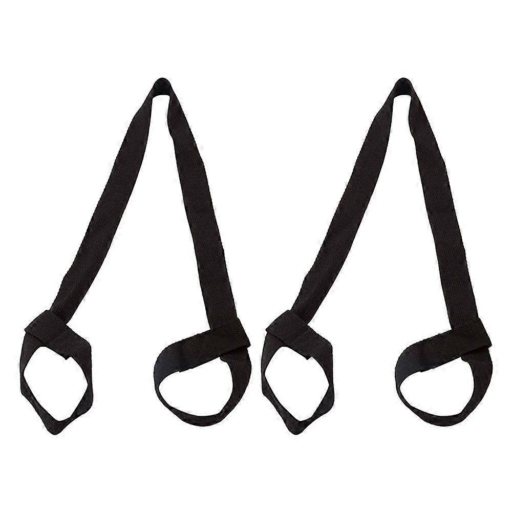 Durable Yoga Mat Carrier Strap for Carrying 2Pcs Adjustable Black Nylon