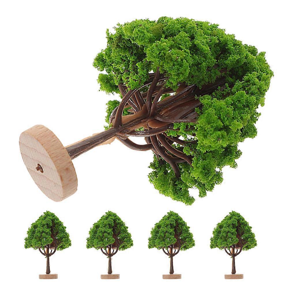 Miniature Street Trees Model Trees for Landscaping 5Pcs Set