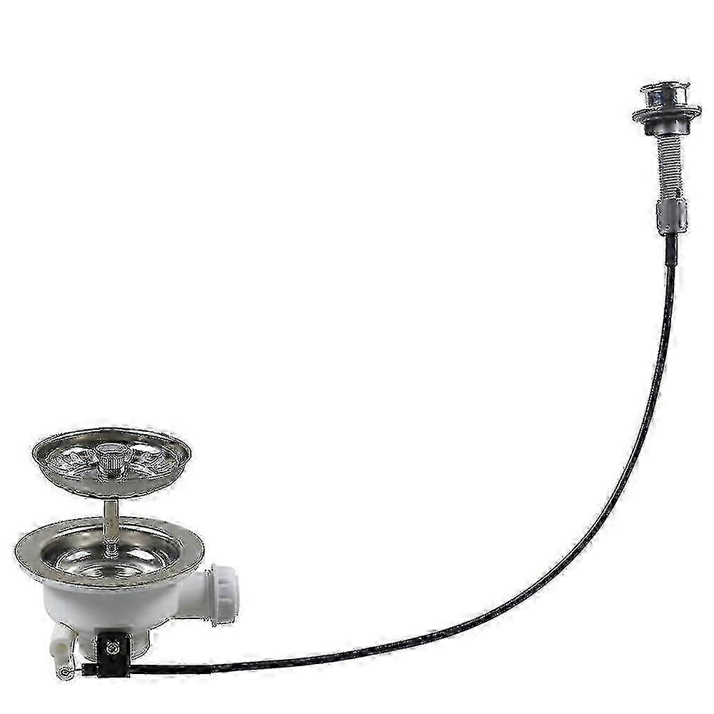 Xk256c019 Sink Drainage System, Kitchen Bowl Type, Filter With Cable Controller, Sink Waste Kit
