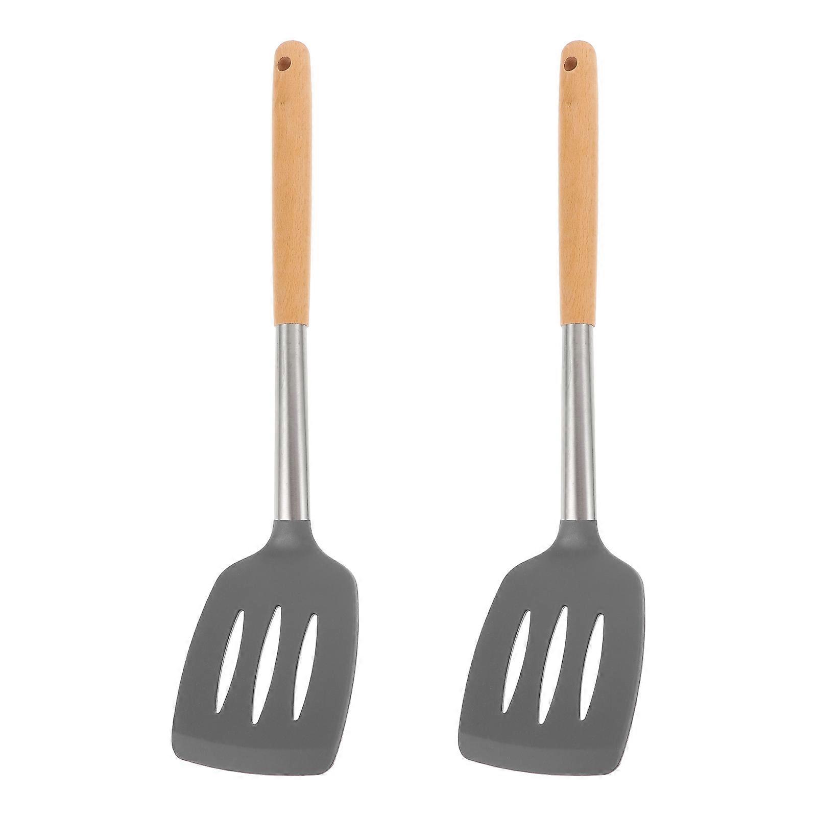 Kitchen Gadget Silicone Multi-Functional Home Use Long Handle Scalding Prevention 2Set