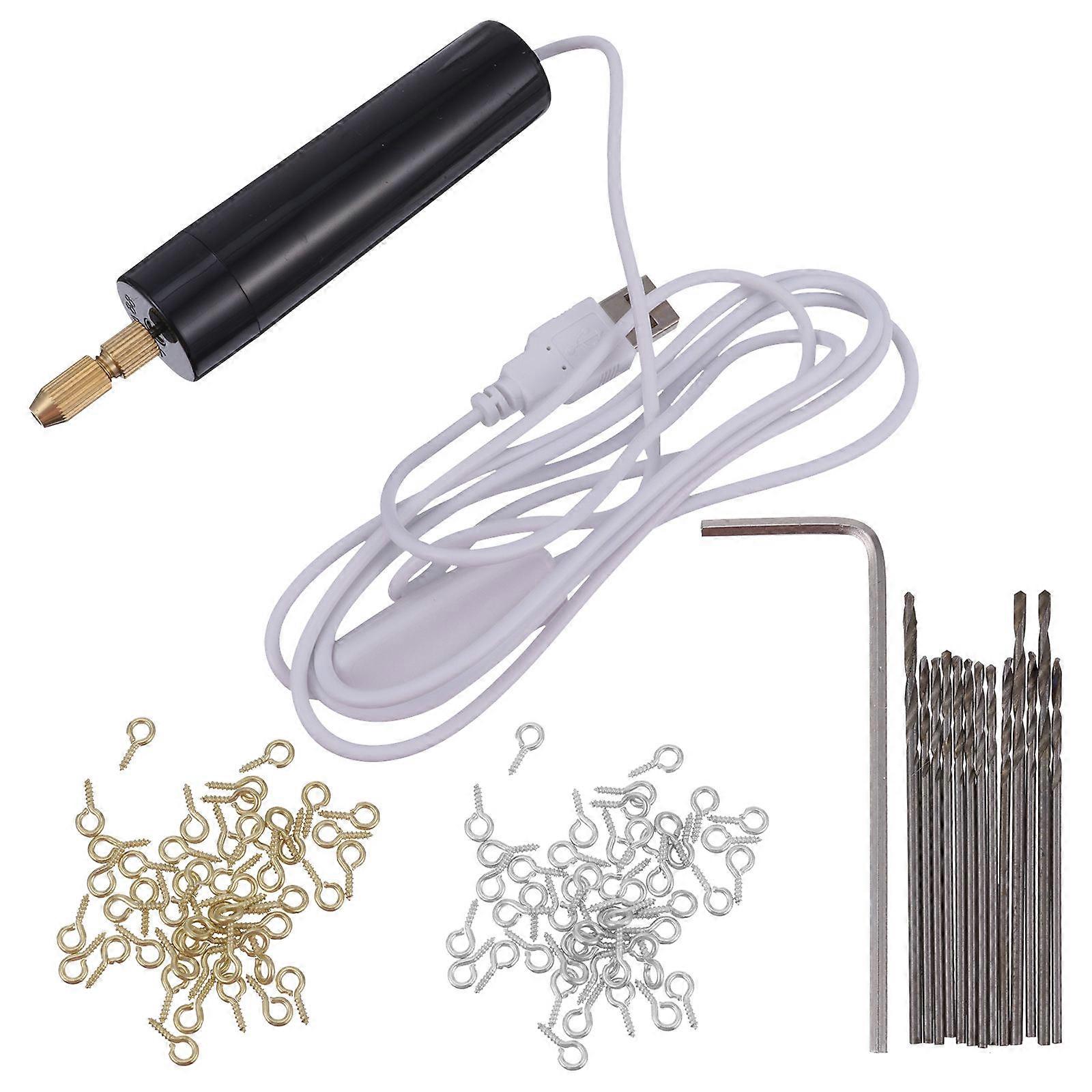 Cordless Rotary Tool Mini Electric Drill for Home Projects 115Pcs Set