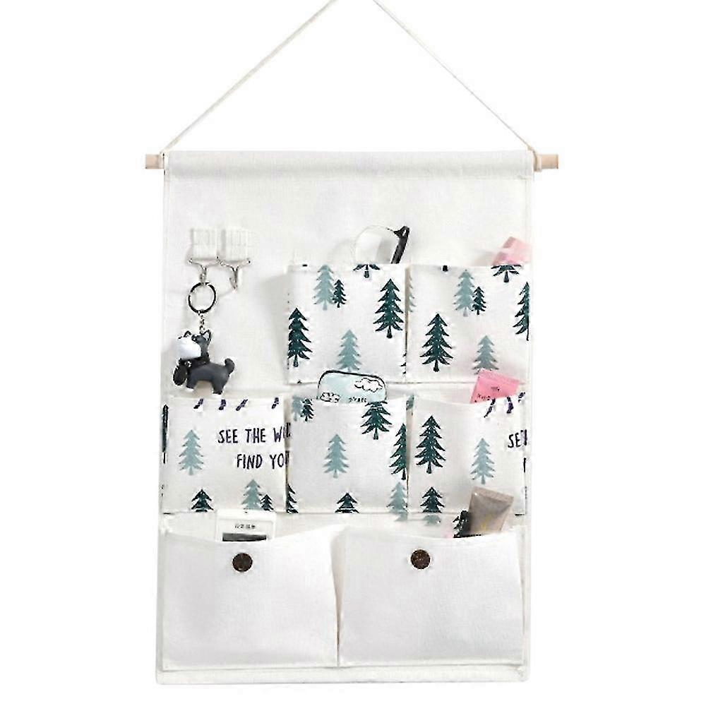 Wall-hangable storage bag for dormitory student fabric 26-27s