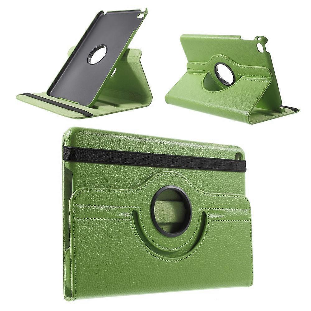 For iPad mini 4 Lychee 360-Rotation Stand Leather Case Accessory