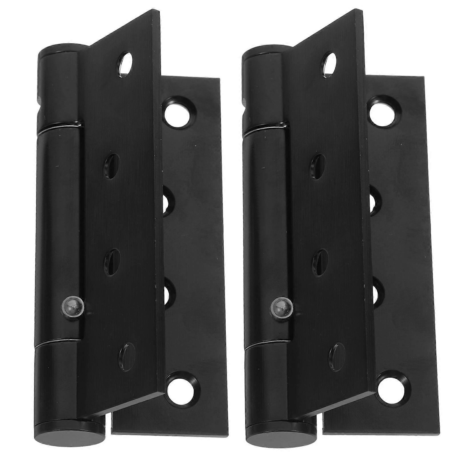 Automatic Door Hinge Self Closing Door Hinge 2Pcs for Interior and Exterior