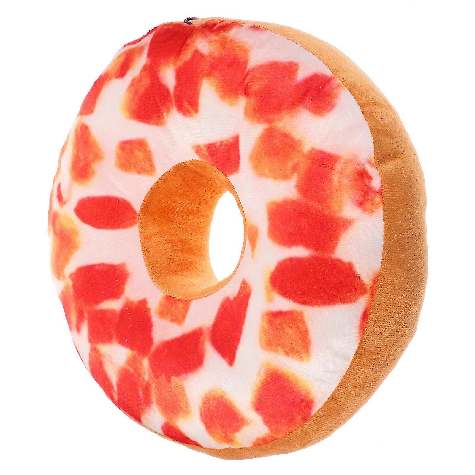 Assorted Color Doughnut Cushion Soft Throw Pillow for Noon Break