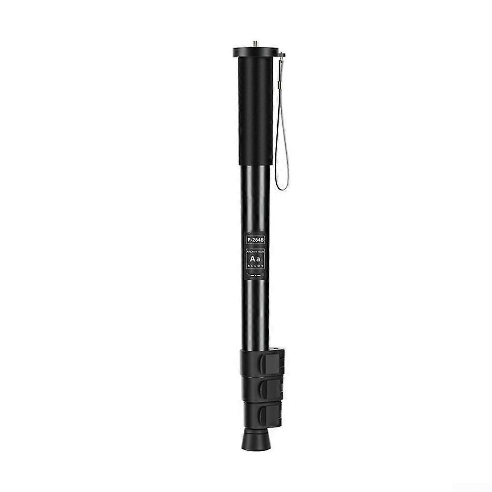 Camera Tripod with Telescopic Handle, 1500mm Adjustable Height, Lightweight Aluminum, 3kg Load