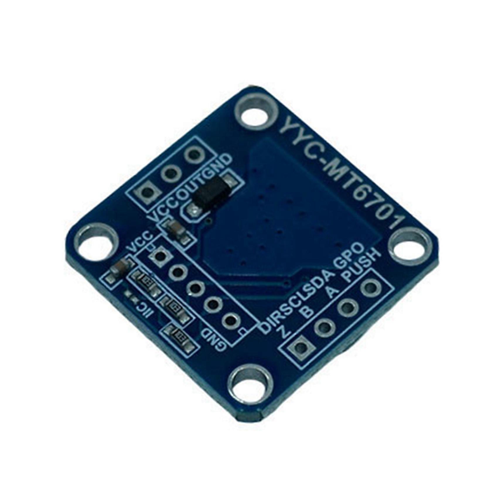 6X Magnetic Encoder MT6701 Magnetic Induction Angle Measurement Sensor Module 14bit High Precision Can Replace AS5600