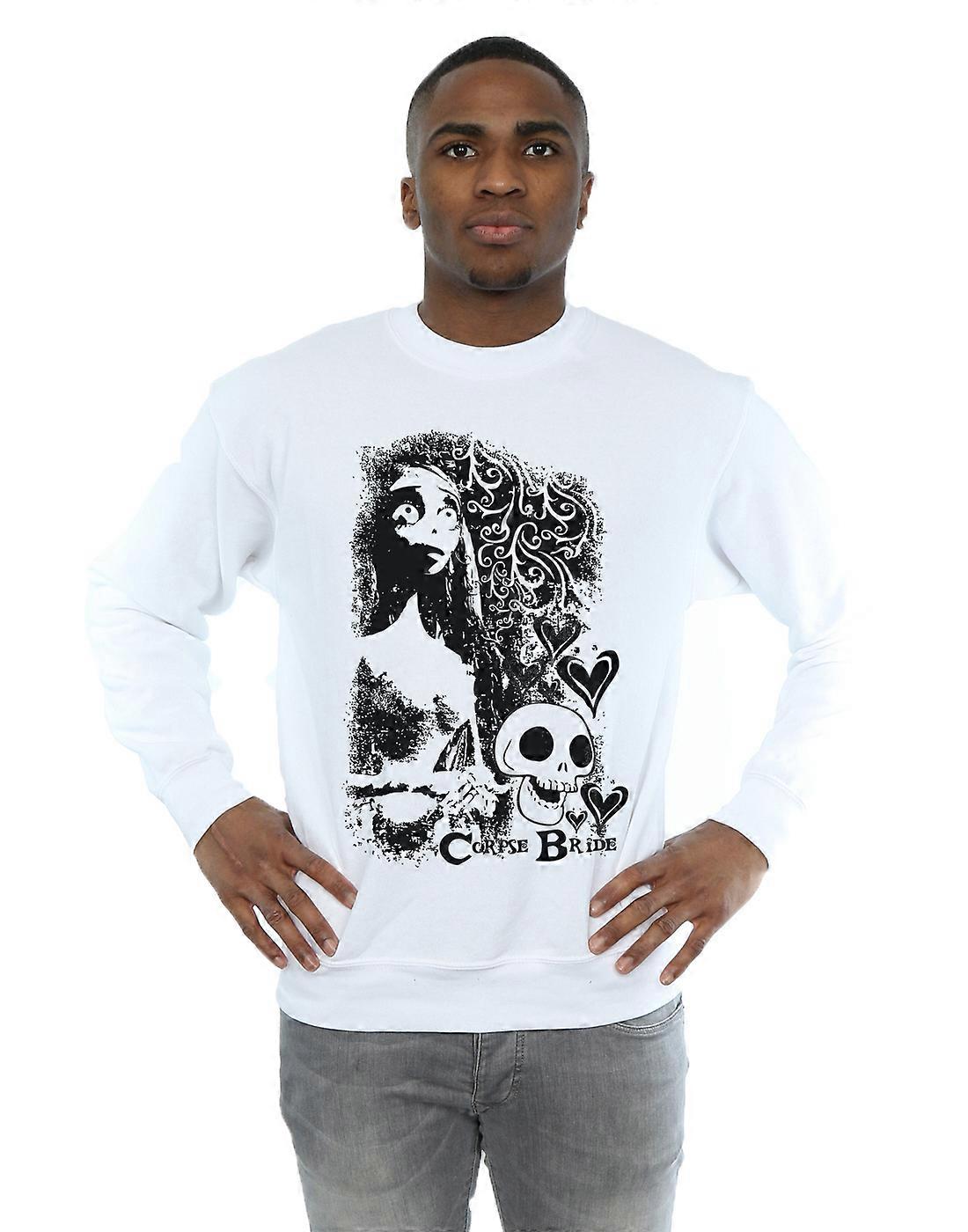 Corpse Bride Men's Skull Logo Sweatshirt