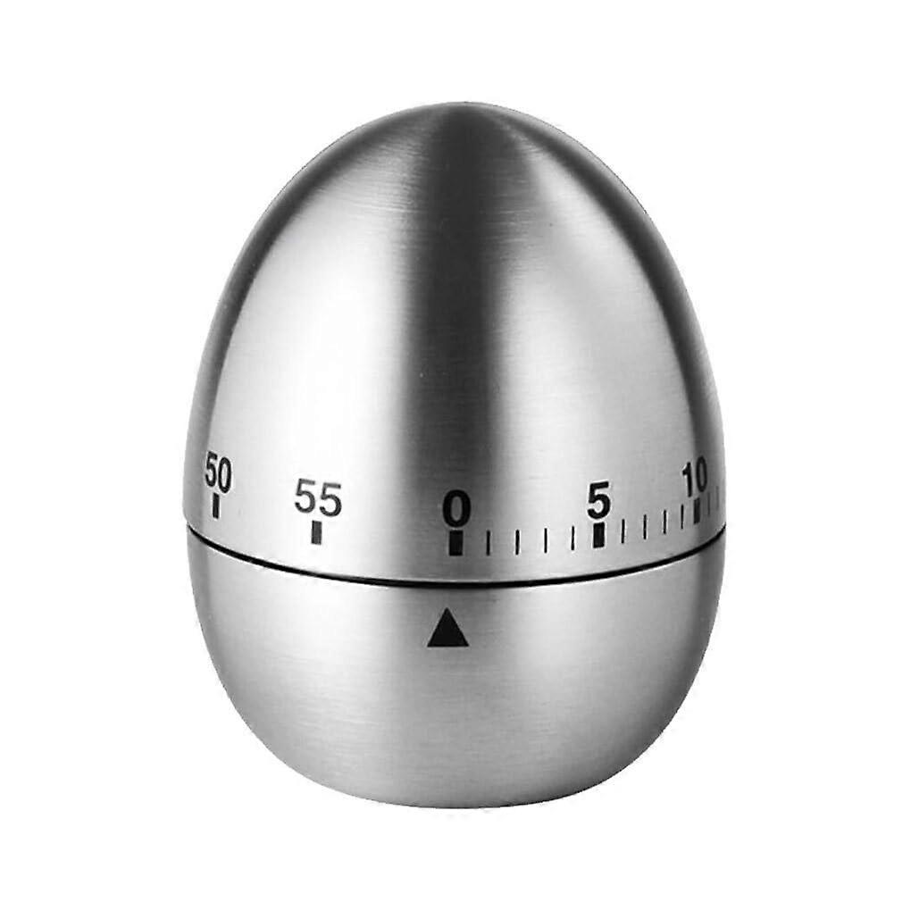 Kitchen Timer Stainless Steel Mechanical Cooking Timer with Loud Alarm for Baking and Study