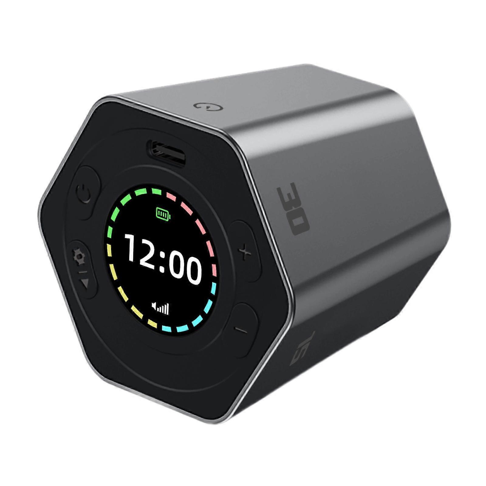 Pomodoro Timer 5/15/25/30/45/60Min Custom Countdown Mute Gravity Sensor Kitchen Timer compatible with Office Task Workout Reading Work