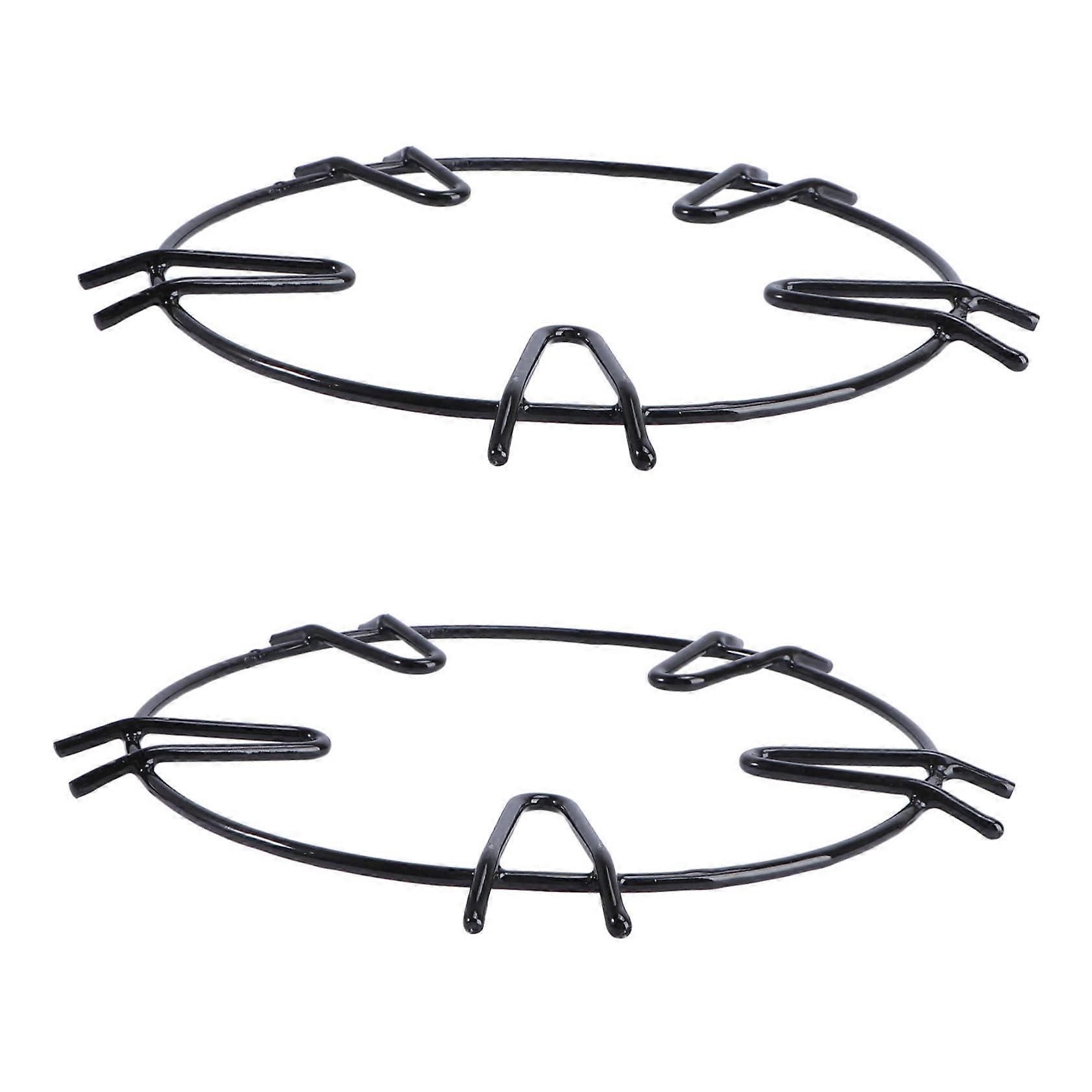 2pcs Non Slip Gas Stove Pan Support Rack Wok Pan Stand for Kitchen Cooking