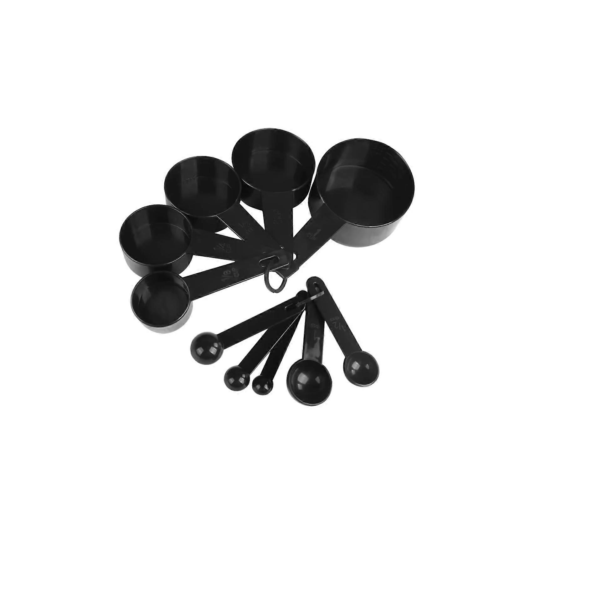 Measuring Cups and Spoons Set 10 Pcs Kitchen Baking Tools for Dry and Liquid Ingredients