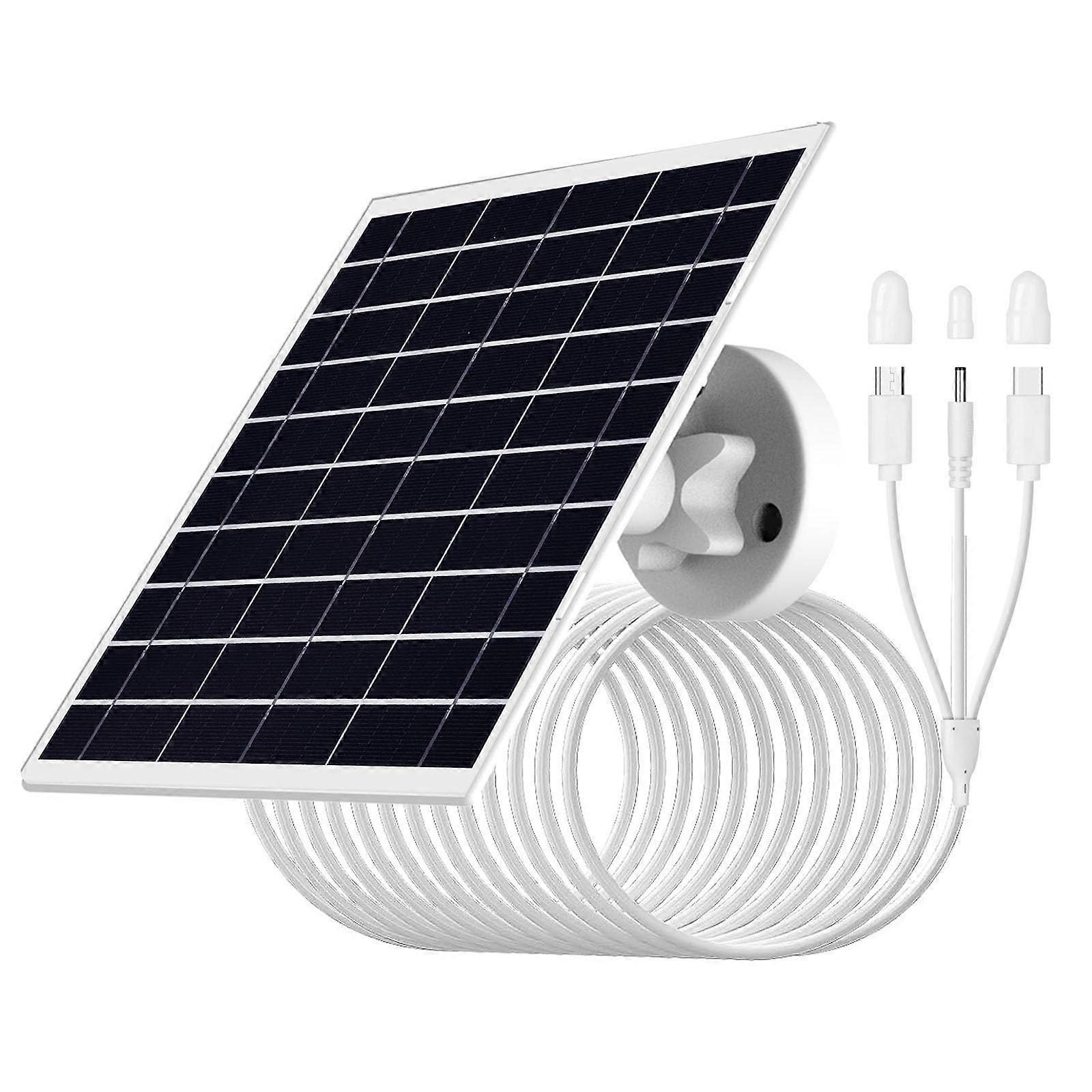 100W Monocrystalline Solar Panel with Adjustable Stand for Outdoor Surveillance and Camping