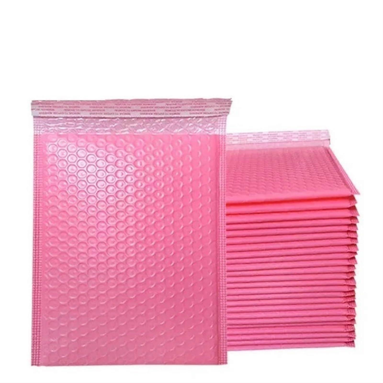 Pink Bubble Mailers 11x15cm 100pcs Durable Padded Envelopes for Secure Lightweight