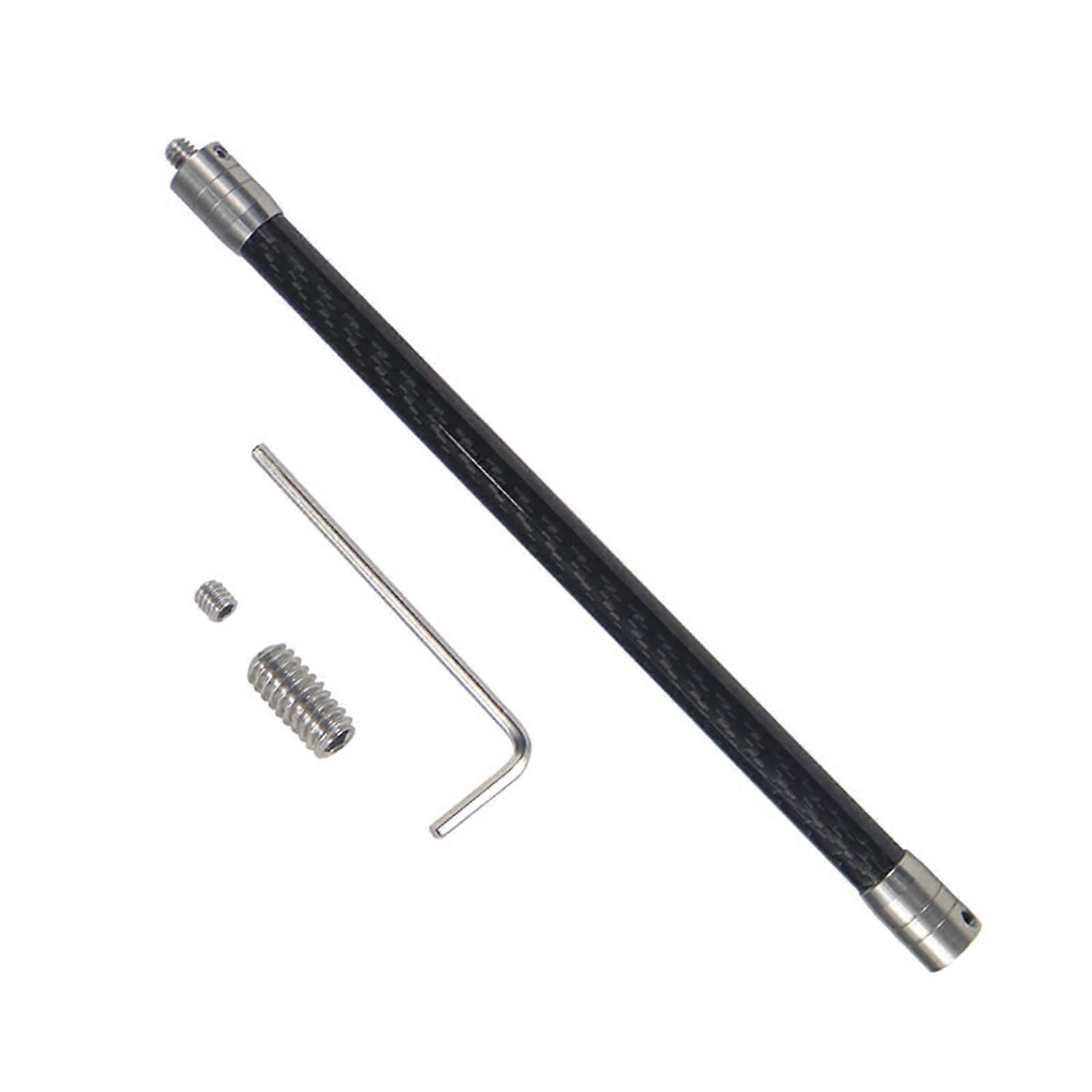 Adjustable Selfie Stick for Action Camera with 1/4 Inch Thread Lightweight Extension Rod 221mm