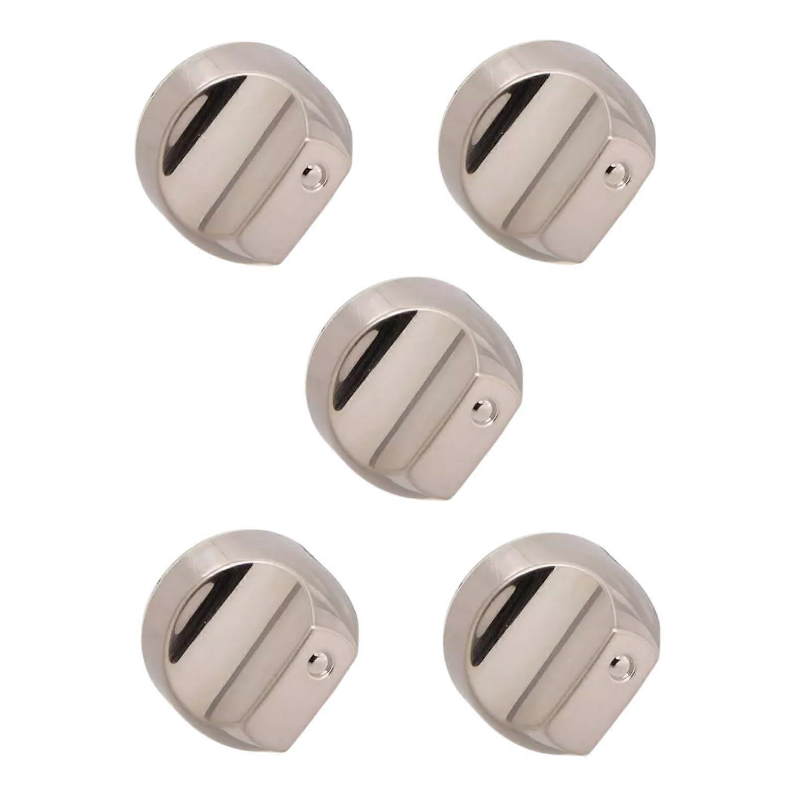 5 Pack Replacement Knobs for GE Cooktop WB03T10329 WB03X25889 AP5985157 Direct Fit Set
