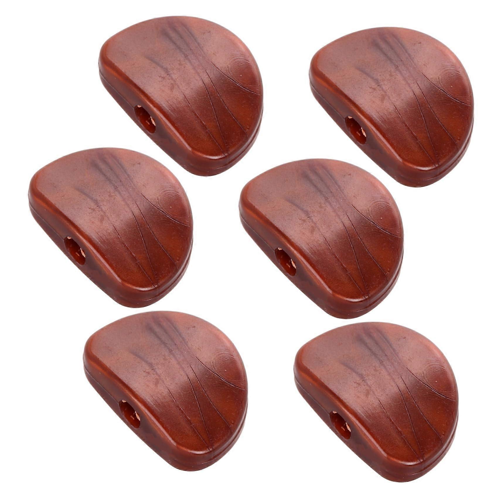 6pcs Guitar Tuning Pegs Replacement Knobs Durable Plastic for Acoustic and Electric Guitars