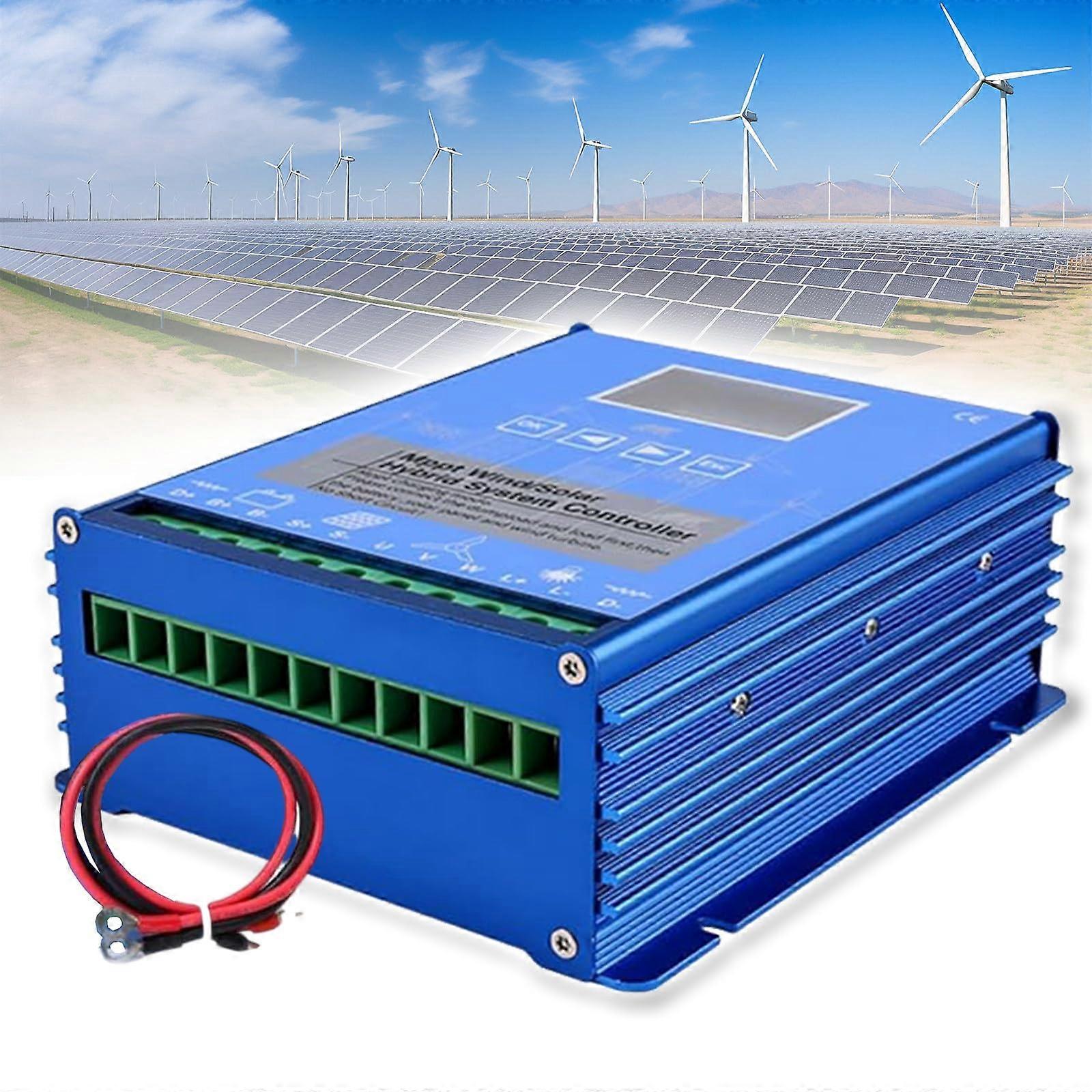 12000W 12V 24V MPPT Wind Solar Hybrid Charge Controller with LCD and Dump Load for OffGrid Systems