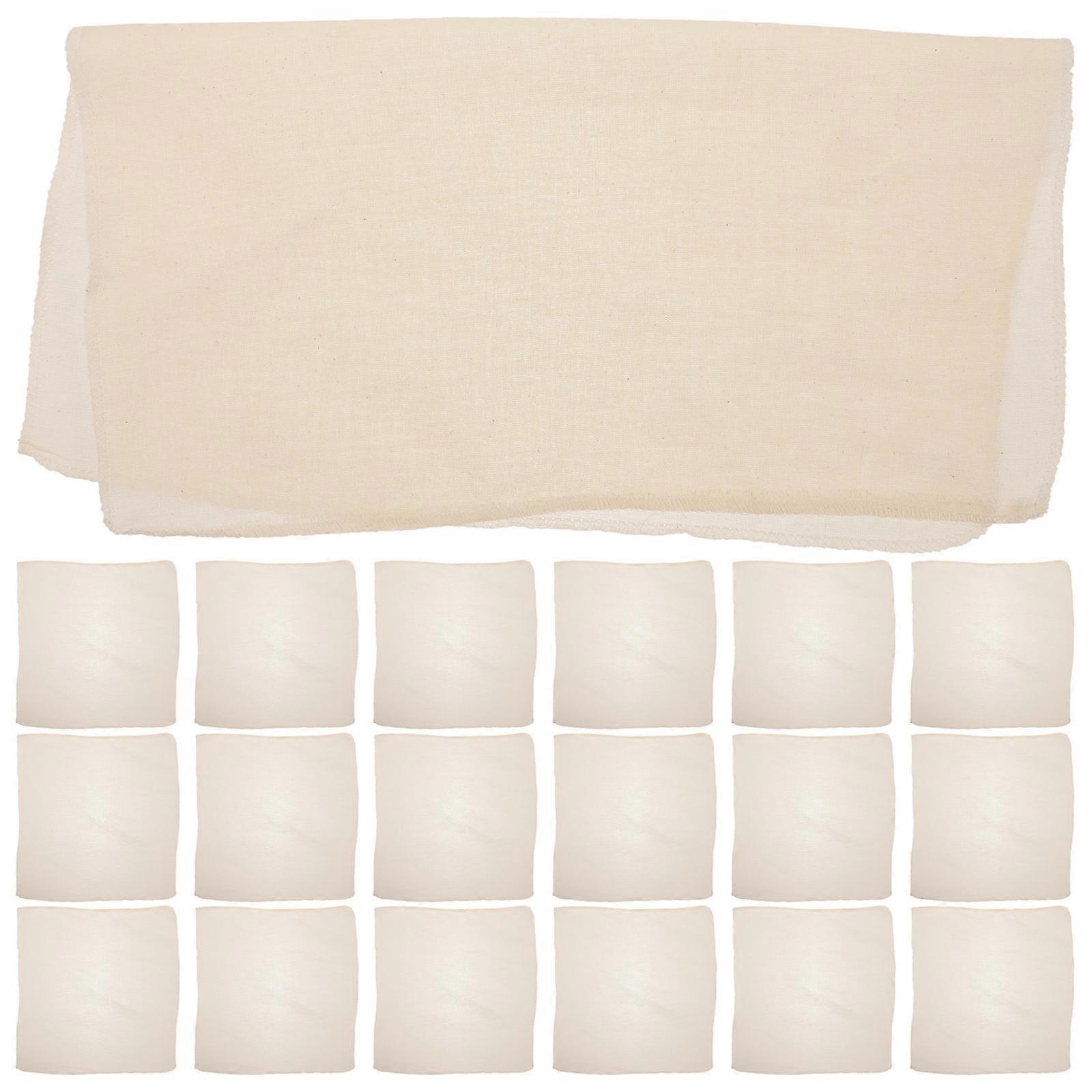 Lids For Jars Fermentation Round Storage Jars Breathable Unbleached Muslin 20Pack