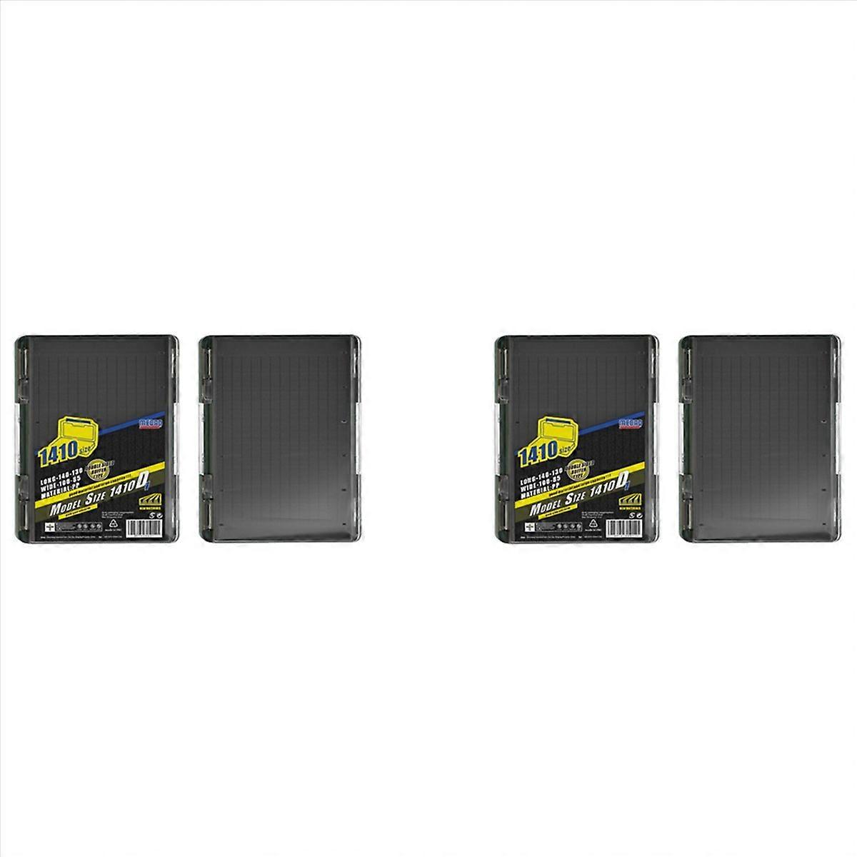 Double Sided Double-Layer False Bait Box, Rock Fishing Storage Accessories Box, Fish Hook Box