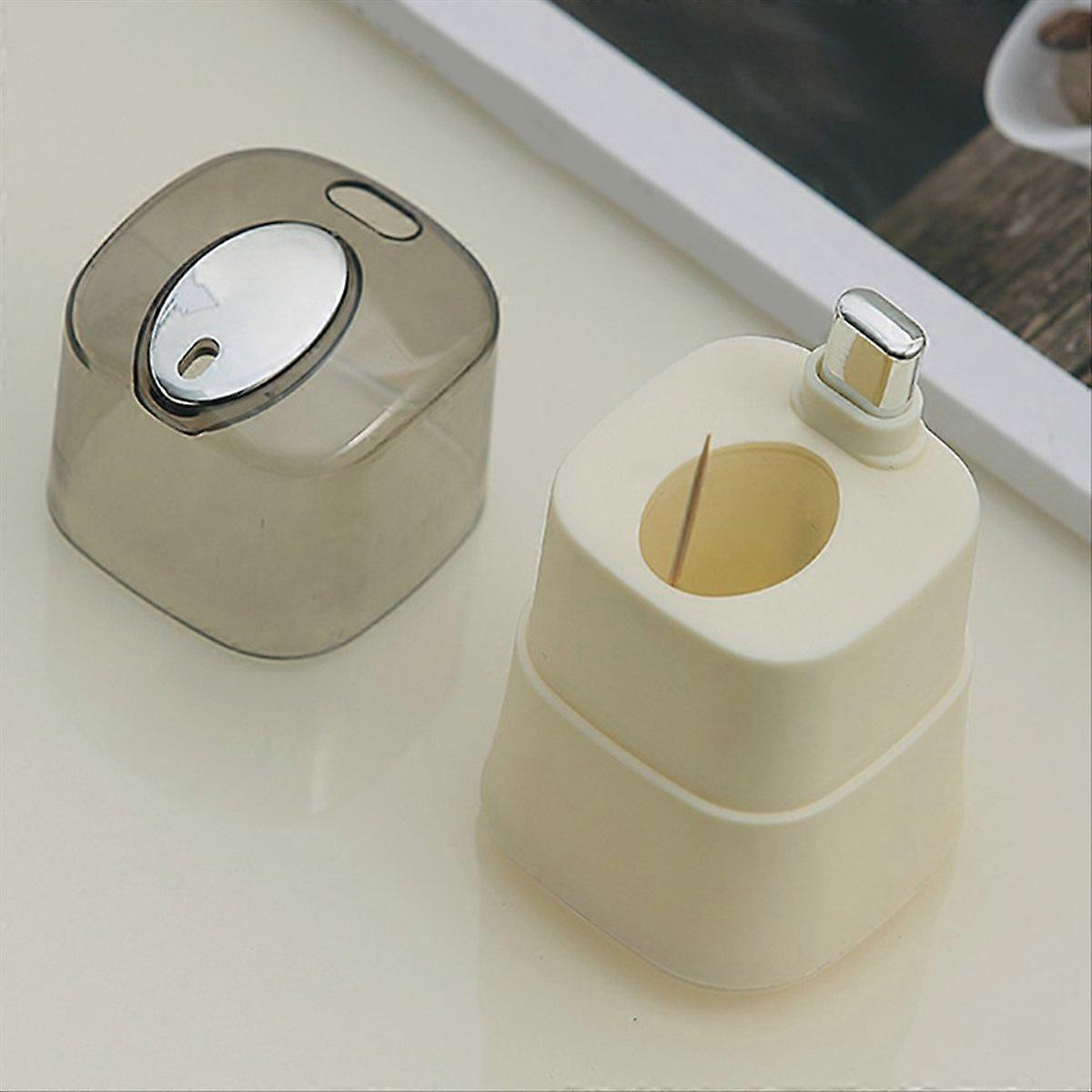 4Pcs Toothpick Holder Dispensers Automatic Toothpicks Container