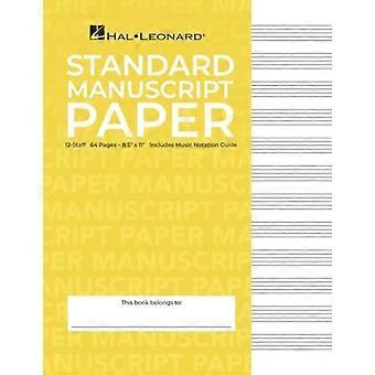 Standard-Manuskript-Papier (gelbes Cover)